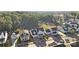 Aerial view of a neighborhood with houses and a wooded area at 440 Luray Way, Rock Hill, SC 29730