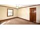 Neutral bedroom with carpeting, ceiling fan and trim, offering a calm atmosphere at 206 Swaim Ct, Salisbury, NC 28147