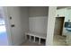 Simple entryway with built-in bench and storage at 2387 Trundle Dr # Cwo0155, Gastonia, NC 28054