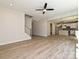 Spacious living room featuring hardwood floors, recessed lighting, and staircase access at 2387 Trundle Dr # Cwo0155, Gastonia, NC 28054