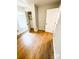 Well-lit bedroom with wood flooring and closet at 136 Creek Branch Dr, Mooresville, NC 28115