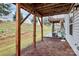 Covered patio under deck; backyard view at 2608 Grantham Place Dr, Fort Mill, SC 29715