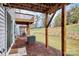 Covered patio below deck, overlooks yard at 2608 Grantham Place Dr, Fort Mill, SC 29715