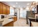 Well-equipped kitchen with ample cabinetry and tile flooring at 786 Petersburg Dr, Fort Mill, SC 29708