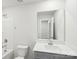 Clean bathroom with vanity and shower/tub at 115 Ciara Pl # A, Mooresville, NC 28117
