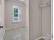 Empty closet with natural light and neutral paint at 18023 Train Station Dr, Cornelius, NC 28031