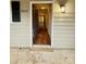 Welcoming entryway with hardwood floors leading into the living area at 3312 Heathstead Pl, Charlotte, NC 28210