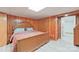 Large basement bedroom with wood flooring and ample closet space at 206 N Trexler Ave, Rockwell, NC 28138