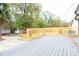 Spacious deck overlooking backyard and landscaping at 6372 Morehead Rd, Harrisburg, NC 28075