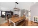 Dining area with table and view of living room at 160 Hedgewood Dr, Mooresville, NC 28115