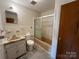 Clean bathroom with a tub and shower combination at 925 Rock Grove Church Rd, Salisbury, NC 28146