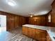 Kitchen features granite countertops and wood cabinets at 925 Rock Grove Church Rd, Salisbury, NC 28146