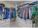 Large walk-in closet with double hanging rods and drawers at 18014 Pear Hawthorne Dr, Huntersville, NC 28078