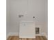 Close up of the laundry room with connections and space for hookups at 2817 New Pineola Rd # 6A, Charlotte, NC 28208
