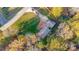 Aerial view of a Ranch home with a deck and driveway at 1500 Beth Haven Church Rd, Denver, NC 28037
