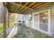 Concrete patio with sliding glass door access to the home at 1500 Beth Haven Church Rd, Denver, NC 28037