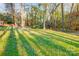 Wooded backyard with a chain link fence at 1500 Beth Haven Church Rd, Denver, NC 28037