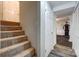 Basement stairs leading to a home gym at 1500 Beth Haven Church Rd, Denver, NC 28037