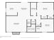 Third floor plan with living room, kitchen, and two bedrooms at 1500 Beth Haven Church Rd, Denver, NC 28037
