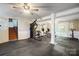Home gym with weight machine and flooring at 1500 Beth Haven Church Rd, Denver, NC 28037