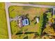 Aerial view of house, pool, detached garage, and expansive property at 4723 Old Mountain Rd, Stony Point, NC 28678