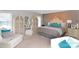 Spacious primary bedroom with ample natural light and large windows at 4723 Old Mountain Rd, Stony Point, NC 28678
