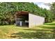Large metal storage shed with ample space for equipment at 4723 Old Mountain Rd, Stony Point, NC 28678
