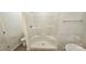 A bright bathroom featuring a standalone shower at 536 Robinhood Rd # 27, Maiden, NC 28650
