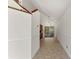 Dining area with tile floor, sliding glass door, and kitchen access at 200 W 18Th St, Newton, NC 28658