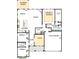 Detailed floor plan showcasing the layout of the house, including room names at 7169 Chamberlain Dr, Harrisburg, NC 28075