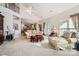 Open living space with high ceilings and a view to the kitchen at 2240 Dunnwood Hills Dr, Matthews, NC 28105