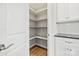 Walk-in pantry features built-in shelves and ample storage space, located just off the kitchen at 3146 Captains Cove Ln, Lincolnton, NC 28092