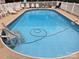 Sparkling in-ground pool with clear blue water, great for summer fun and relaxation at 115 Turner St, Lincolnton, NC 28092
