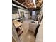 Unfinished basement workshop area with workbench and laundry hookups at 912 Surry Dr, Shelby, NC 28152