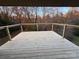 New deck overlooking backyard with treeline view at 912 Surry Dr, Shelby, NC 28152