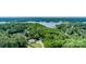 Stunning aerial view showcasing the property's proximity to the lake and lush green surroundings at 107 Monterey Dr, Mooresville, NC 28117