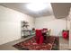 Basement area featuring an accent rug, dining set, and decorative shelving unit at 3092 Lee Lawing Rd, Lincolnton, NC 28092