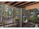Screened porch overlooking wooded area and parking at 4130 Charlotte Hwy # G, Lake Wylie, SC 29710