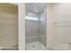 Bright bathroom with a glass shower and a built-in bench at 6259 Tea Olive Dr # 178, Harrisburg, NC 28075