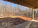 Under-construction backyard with cleared land and wooded backdrop at 1029 Wandsworth Pl # Ken0105, Charlotte, NC 28215