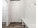 Convenient drop zone with bench and hooks at 1029 Wandsworth Pl # Ken0105, Charlotte, NC 28215
