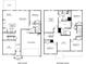 Detailed floor plan showcasing the layout of the home, including room dimensions and placement at 122 Satchel Ct, Troutman, NC 28115