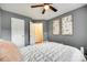 Bedroom featuring modern artwork, and a comfortable bed at 3195 Hadden Hall Blvd, Fort Mill, SC 29715
