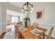 Bright dining room with wooden furniture, decor, and view to living space at 3195 Hadden Hall Blvd, Fort Mill, SC 29715