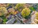 Aerial view of neighborhood surrounded by mature trees at 841 12Th Nw Ave, Hickory, NC 28601