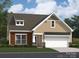 Two-toned craftsman style home with a two-car garage at 1976 Copper Path Dr, Fort Mill, SC 29715