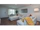 Inviting living room featuring stylish furniture and modern decor at 318 Kingsford Dr, Stanley, NC 28164