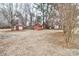 Large backyard with two storage sheds at 105 Kiser Ln, Statesville, NC 28677