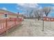 Wooden deck overlooking backyard and trees at 105 Kiser Ln, Statesville, NC 28677