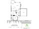 Detailed floor plan showcasing the layout of the first floor with kitchen, living areas, and dimensions at 13929 Tilesford Ln, Huntersville, NC 28078